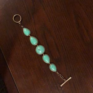 Lucky brand turquoise toggle bracelet
